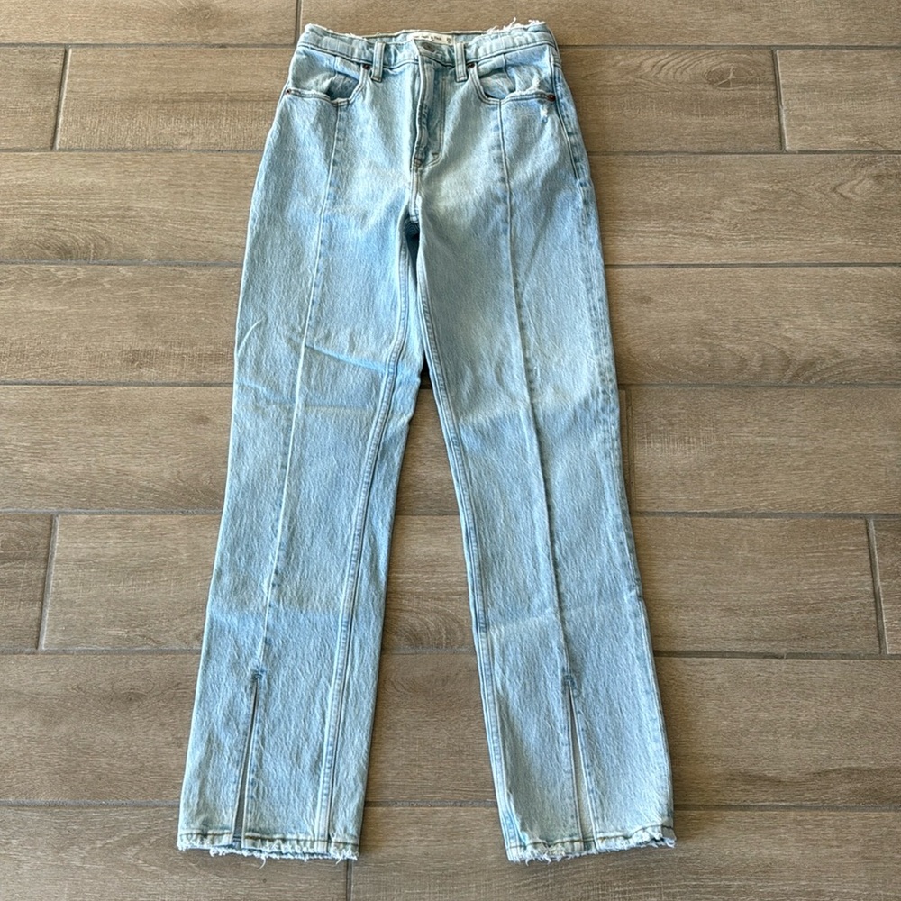 Abercrombie & Fitch Light Blue Straight Leg Jeans